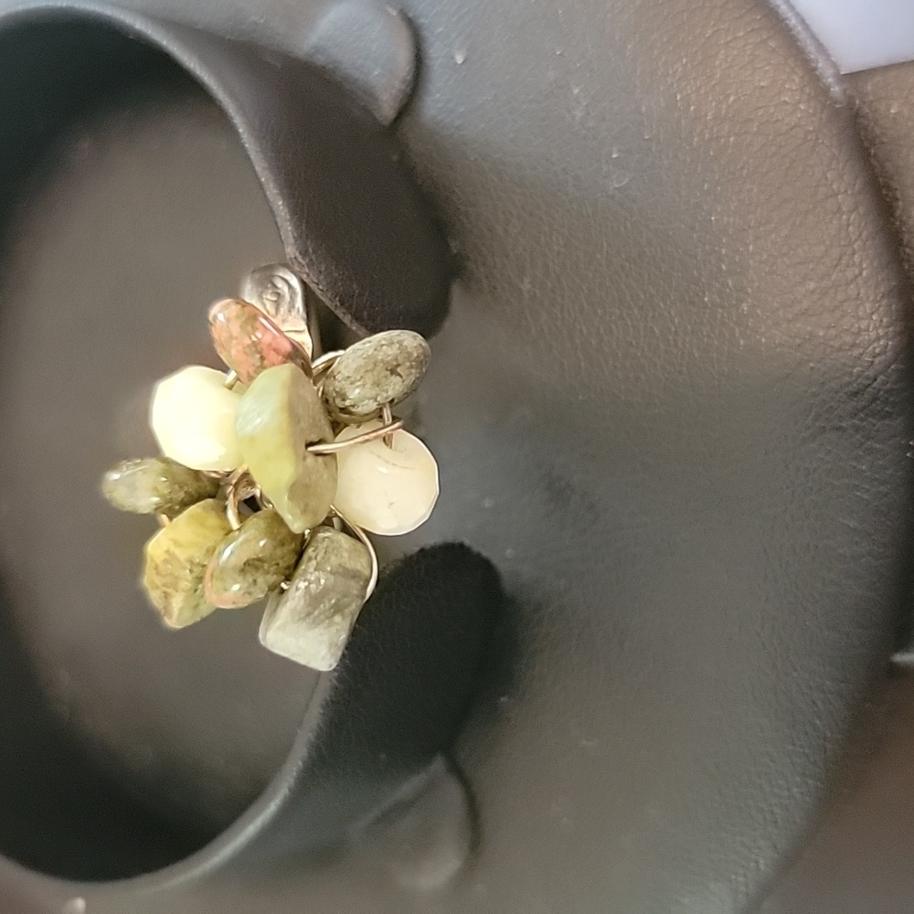 Sterling and gemstone ring